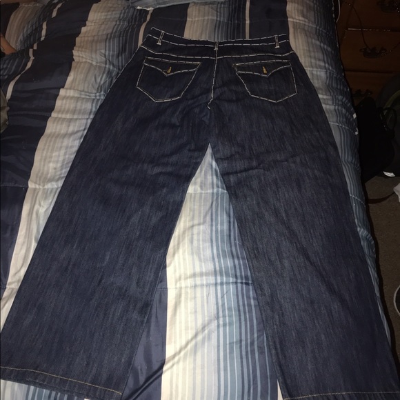 jean suit jacket and pants - Picture 3 of 3